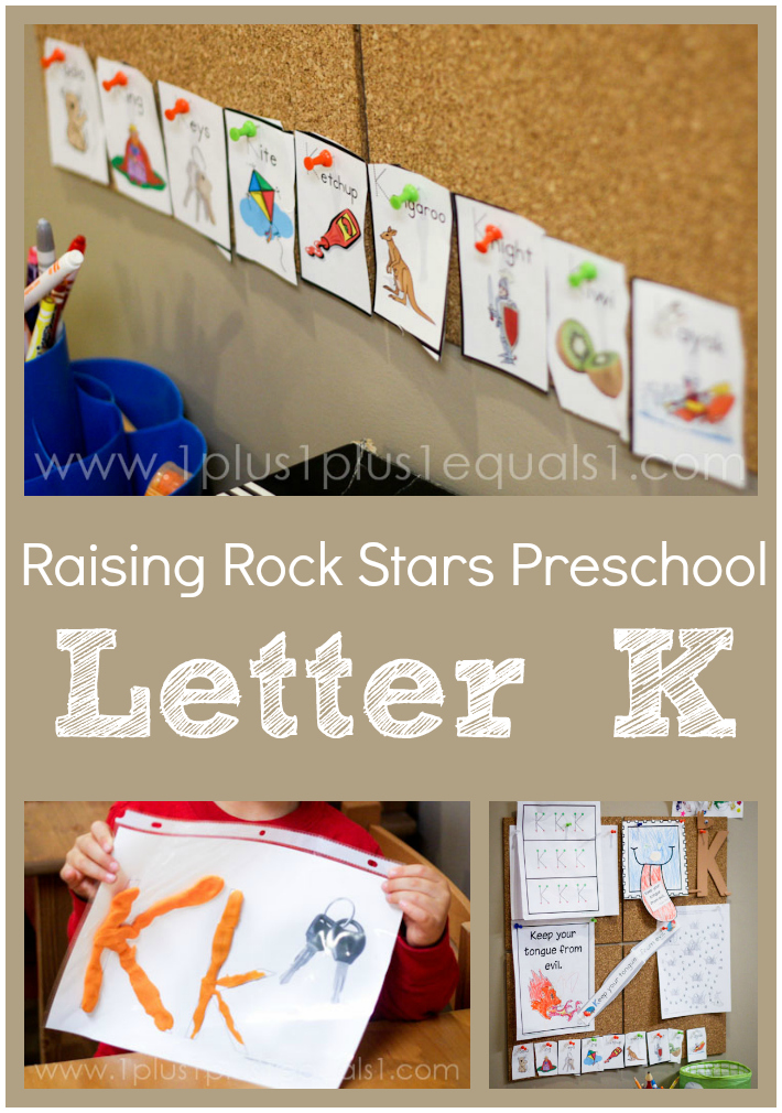 Raising Rock Stars Preschool ~ Letter Kk
