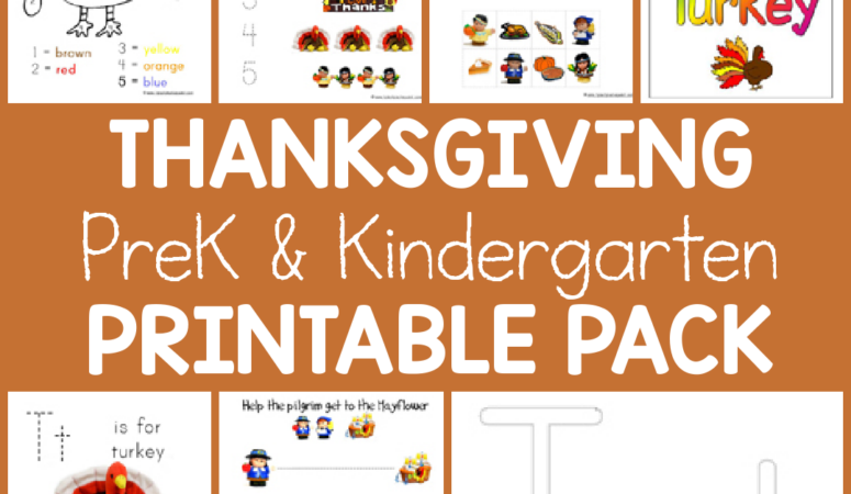 Thanksgiving Preschool Pack