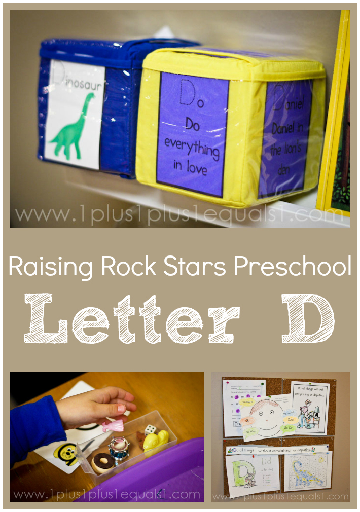 Raising Rock Stars Preschool ~ Letter Dd
