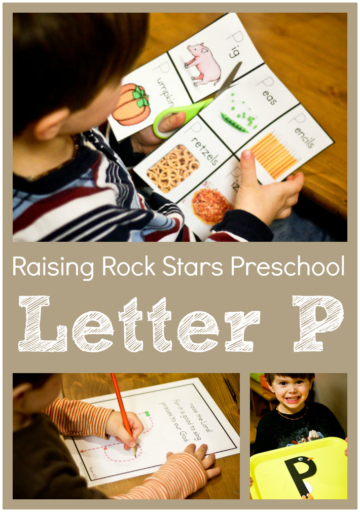 Raising Rock Stars Preschool ~ Letter Pp