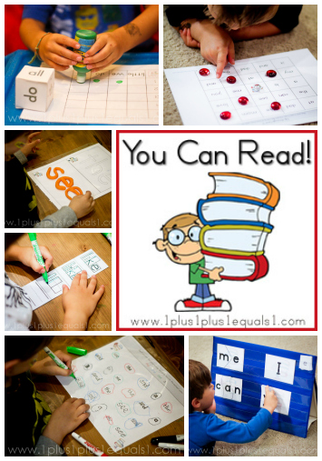 You can read sight words worksheets and practice with circling words and sight word puzzles.