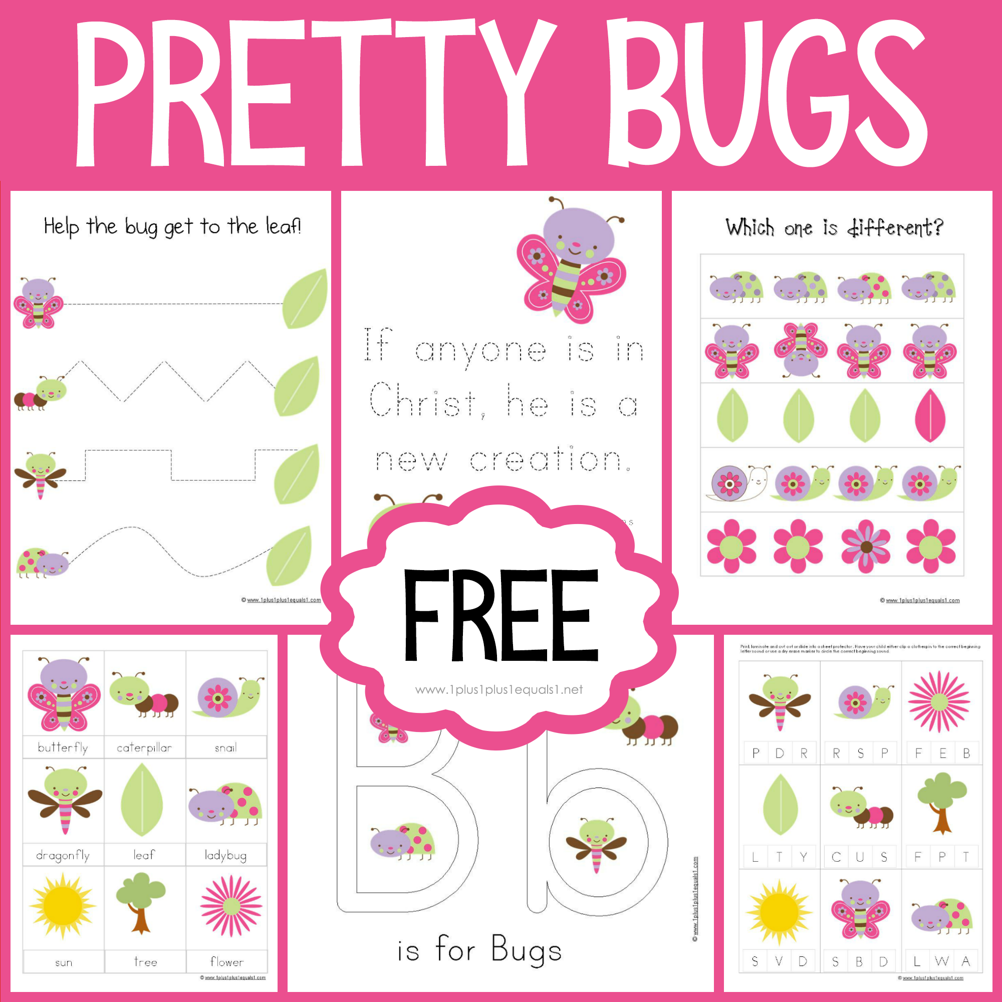 Preschool Printables Archives - 1+1+1=1