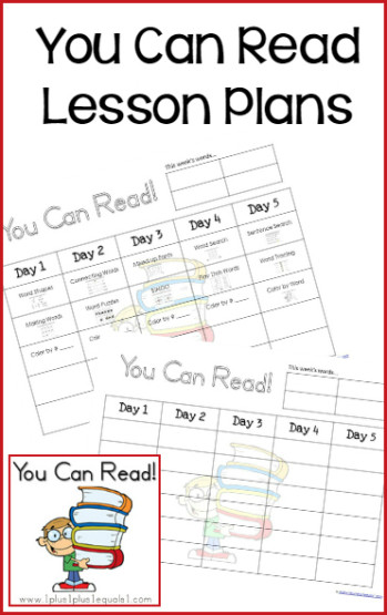 You Can Read Lesson Plans