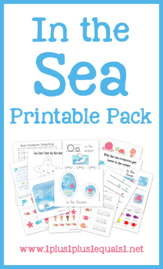 Free In the Sea Printable Pack