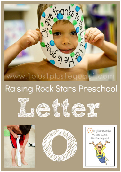 Raising Rock Stars Preschool Letter O