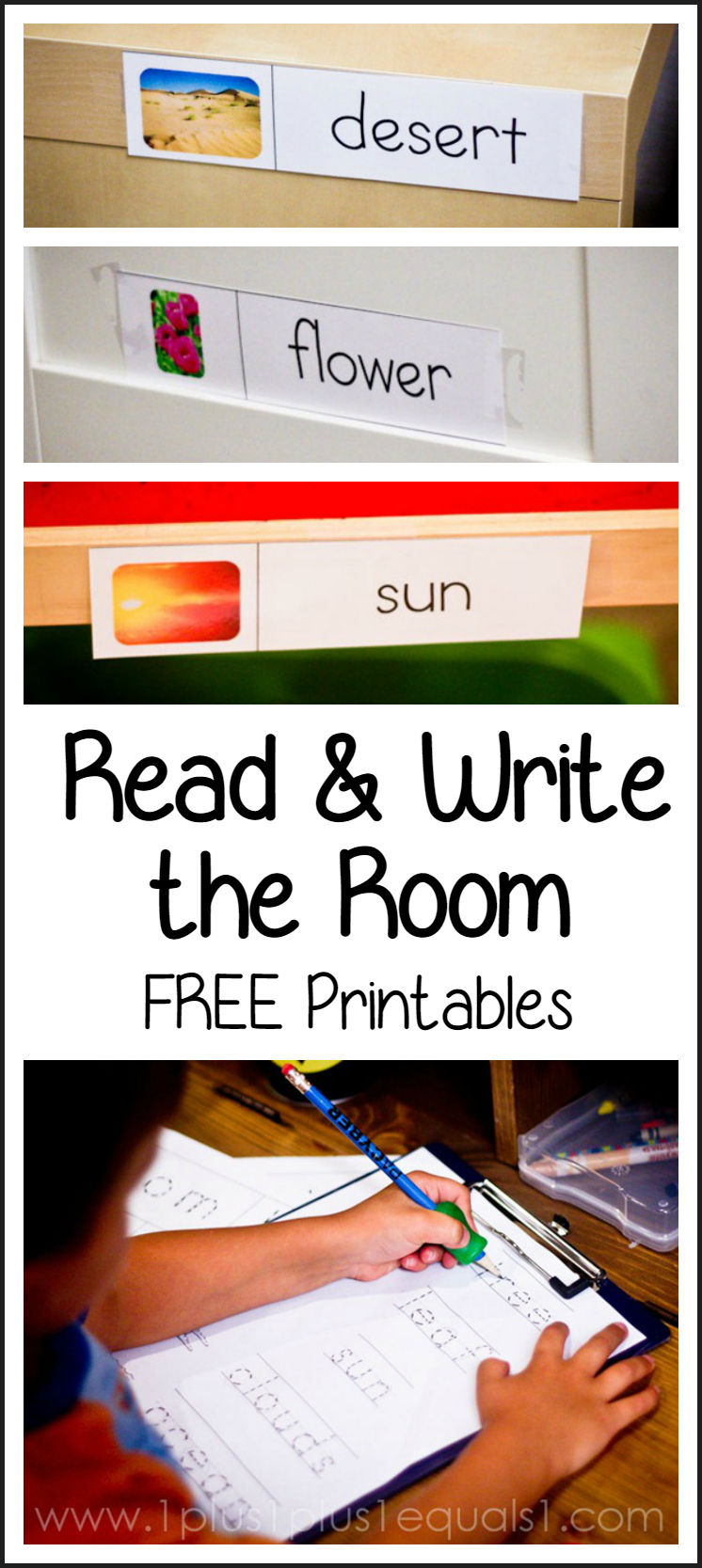 Read and Write the Room Printables