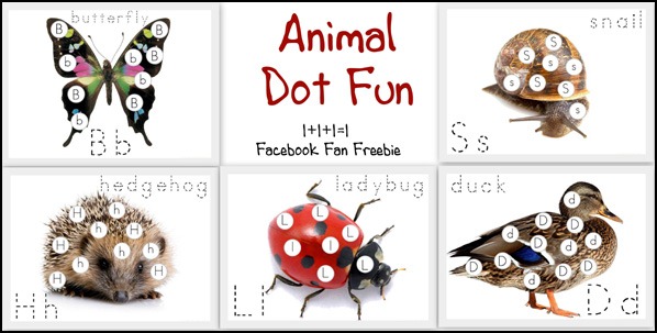 Animal Dot Fun Newsletter Subscriber Freebie
