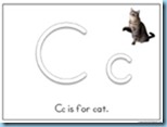 Letter Cc Printable for Toddlers