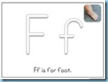 Letter Ff Printable for Toddlers