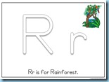 Letter Rr Printable for Toddlers