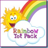 Rainbow Tot Pack Button