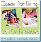 Ideas for Using Dot Fun Printables