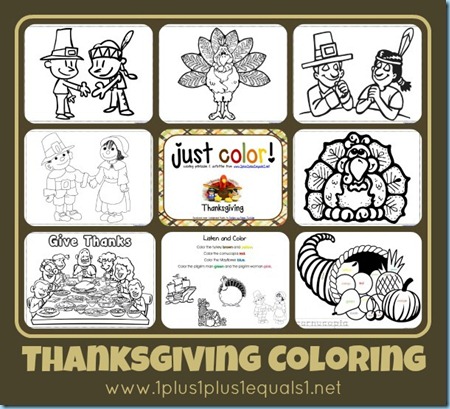 Just Color Thanksgiving