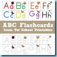 Tot School Printables ABC Flashcards