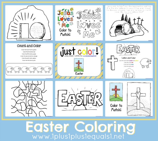 Just Color Easter