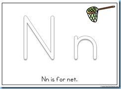 Letter Nn Printable for Toddlers