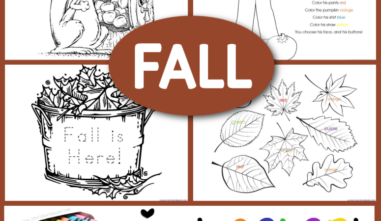 Fall Fun ~ Just Color!