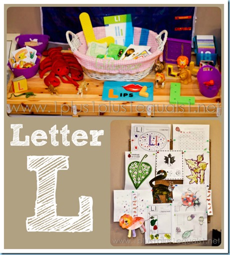 Home Preschool Letter L