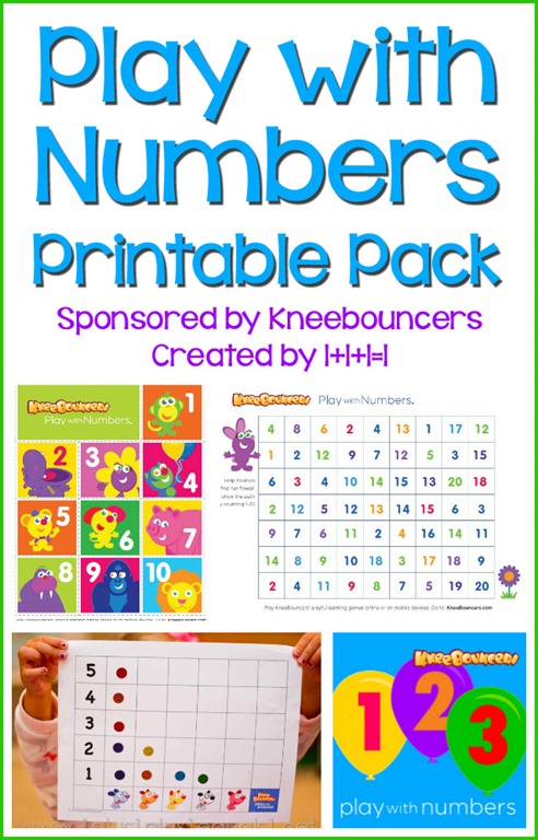 Play with Numbers Printable Pack & Giveaway
