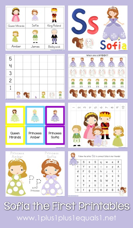 Sofia the First Printable Pack