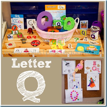 Home Preschool letter Q