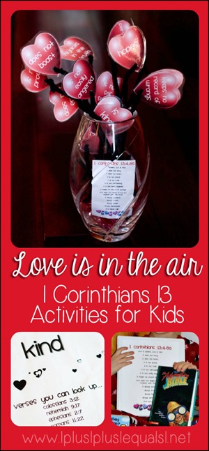 Love Activities for Kids Based on 1 Corinthians 13 