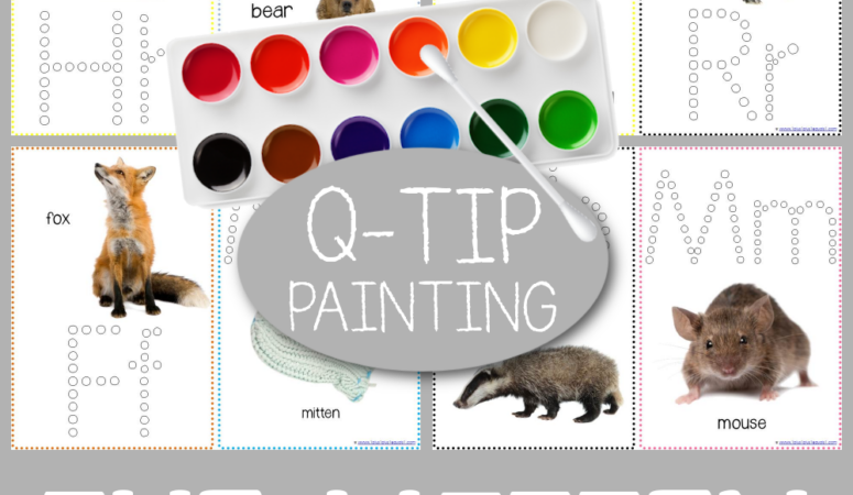 The Mitten Q-Tip Printables