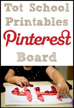 Tot School Printables Pinterest Board