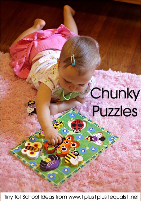 Tiny Tot School Chunky Puzzles 9-12 months