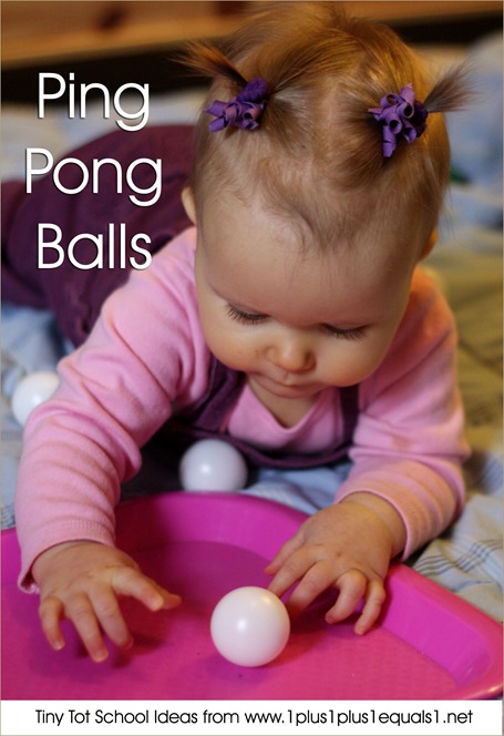 Tiny Tot School Ping Pong Balls 9-12 months