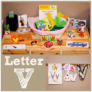 Home Preschool Letter V