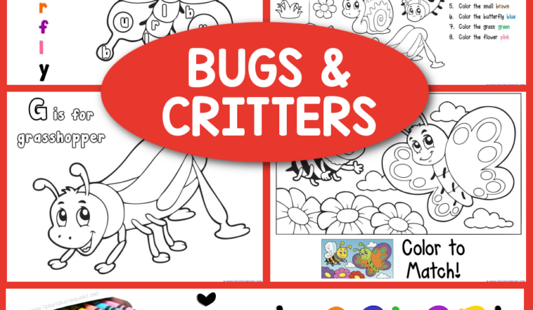 Just Color~ Bugs and Critters