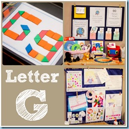 Home Preschool Letter G