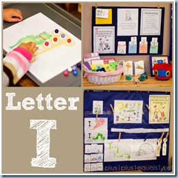Home Preschool Letter I
