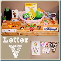 Home Preschool Letter V