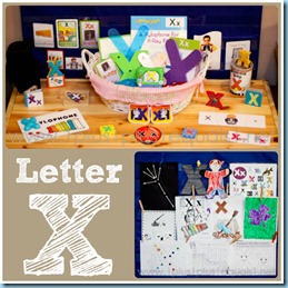 Home Preschool Letter X
