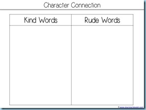 Kind Words Printable Activity