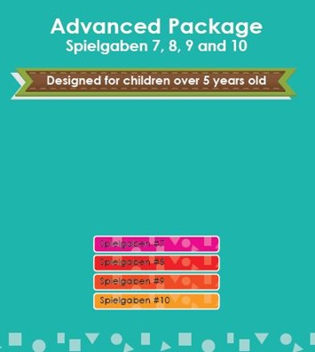 Spielgaben Advanced Package ages 5  and up