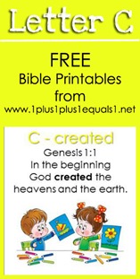 RLRS Letter C Genesis 1 1 Bible Verse Printables