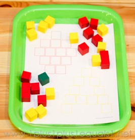 Apple Activity Using Cubes 