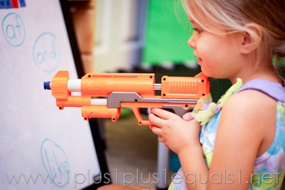 You Can Read Review - Shoot Sight Words with Nerf Gun!