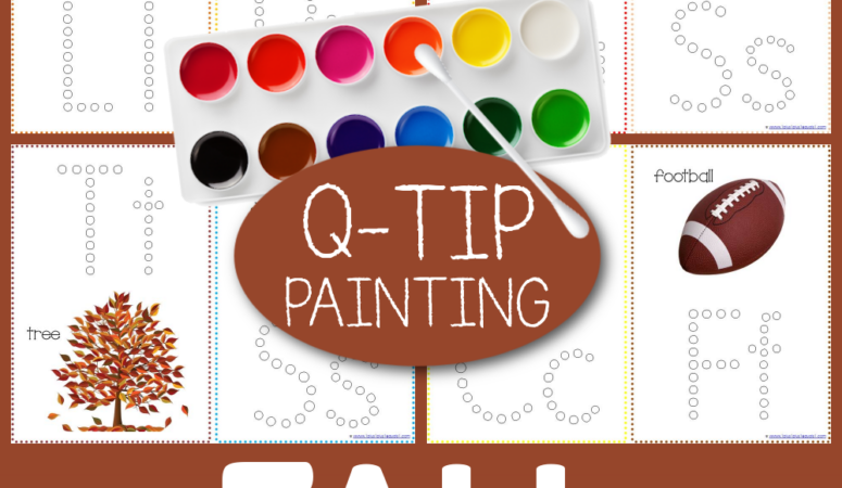 Fall Q-Tip Painting Printables