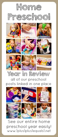Home Preschool Ideas