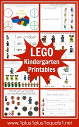 Lego Kindergarten Printables