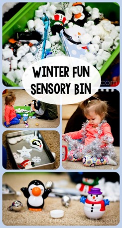 Winter Fun Sensory Bin