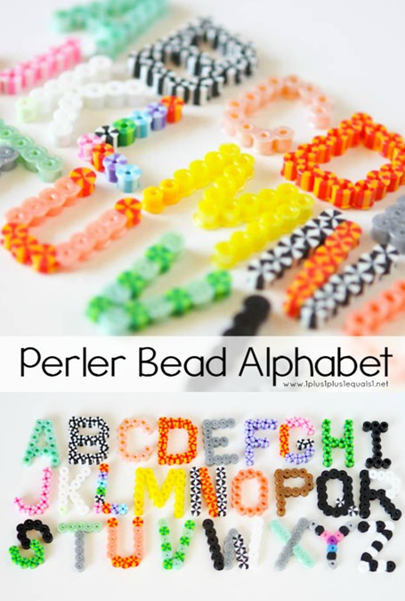 Perler Bead Alphabet - 1+1+1=1