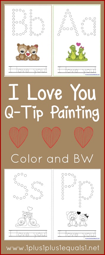 Valentine's Day Q-Tip Painting