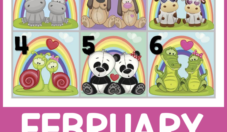 February Calendar Cards