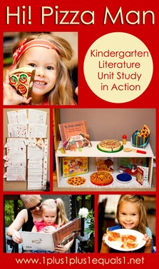 Hi Pizza Man Kindergarten Literature Unit Study in Action