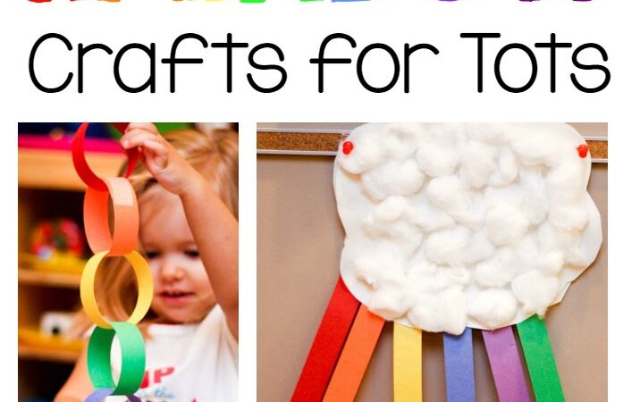 Rainbow Crafts for Tots and Preschoolers